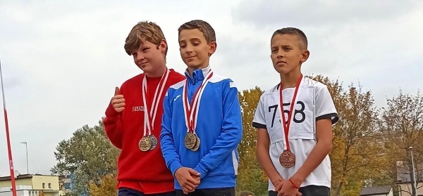 Mateusz i Kuba z medalami Mistrzostw Śląska U12